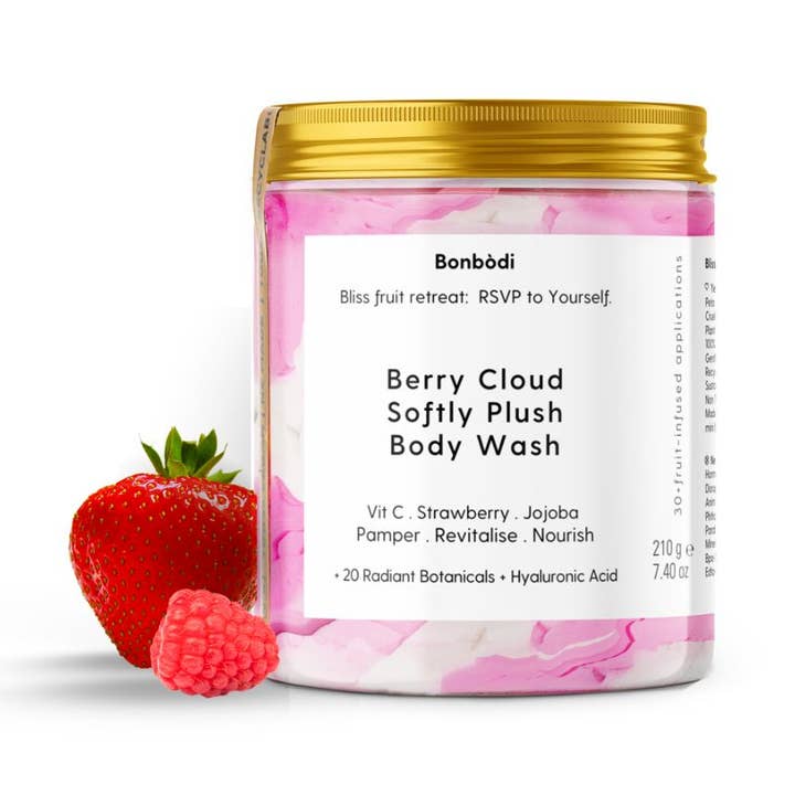 Berry Cloud Softly Plush Body Wash 🍓 Bonbodi for wholesale by Bonbodi | The Bonbon Factory glow-up