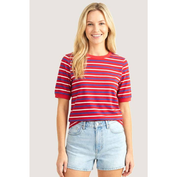 TOP DE RAYAS DE ALGODÓN para venta al por mayor de STACCATO