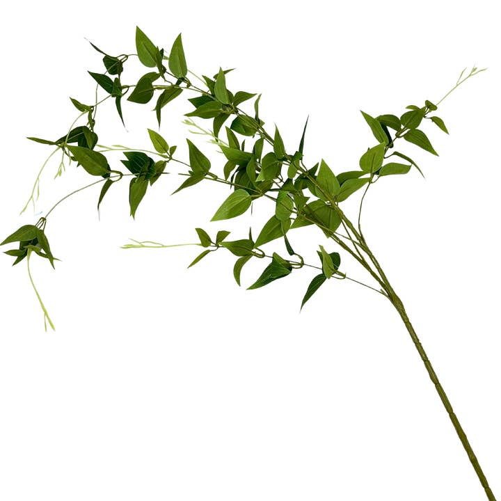 David Christopher's Collection - Wholesale Artificial Plant - 46” Clematis Leaf Spray - Two Toned Green2