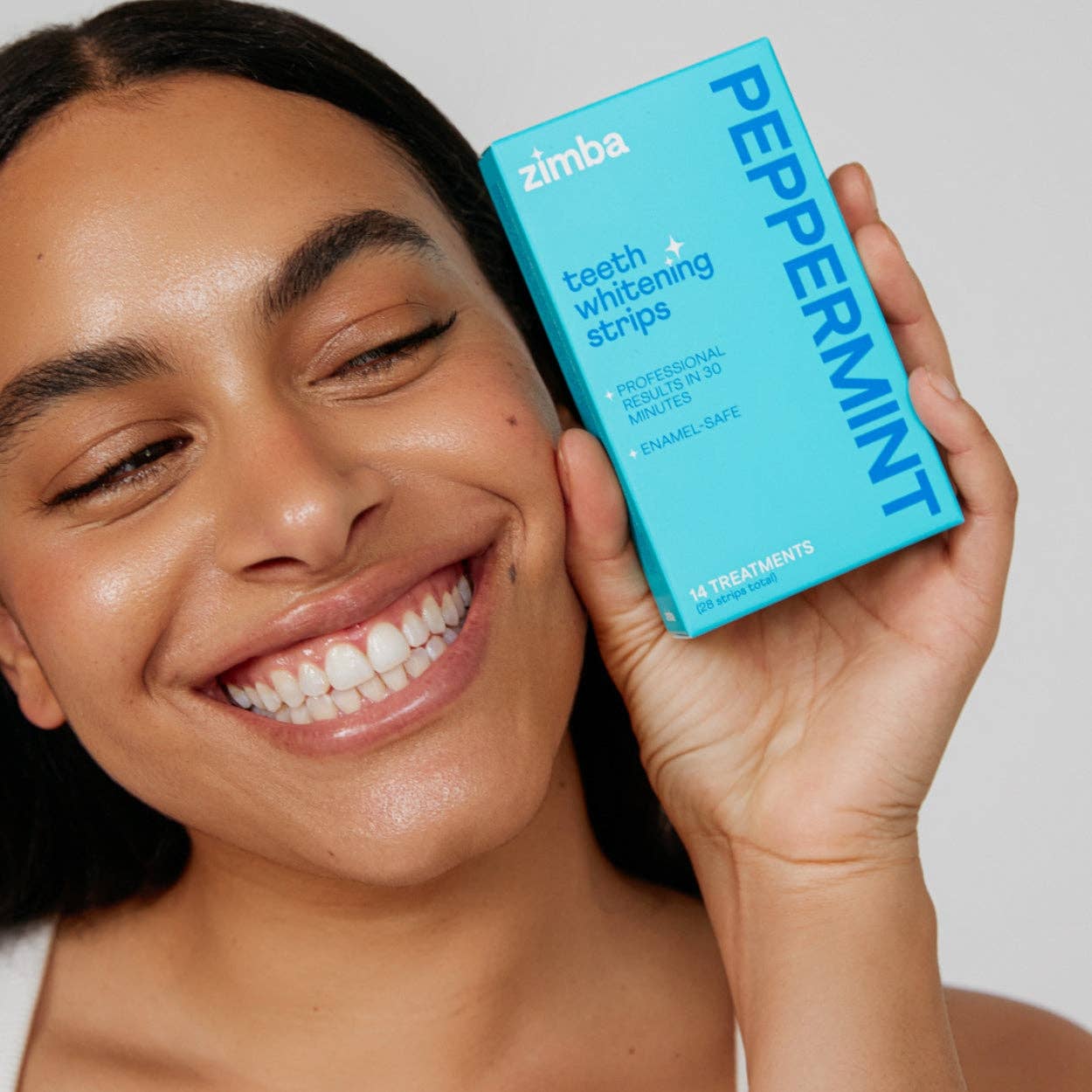 Zimba Whitening - Vente Produit de blanchiment des dents - Bandes blanchissantes pour dents à la menthe poivrée6