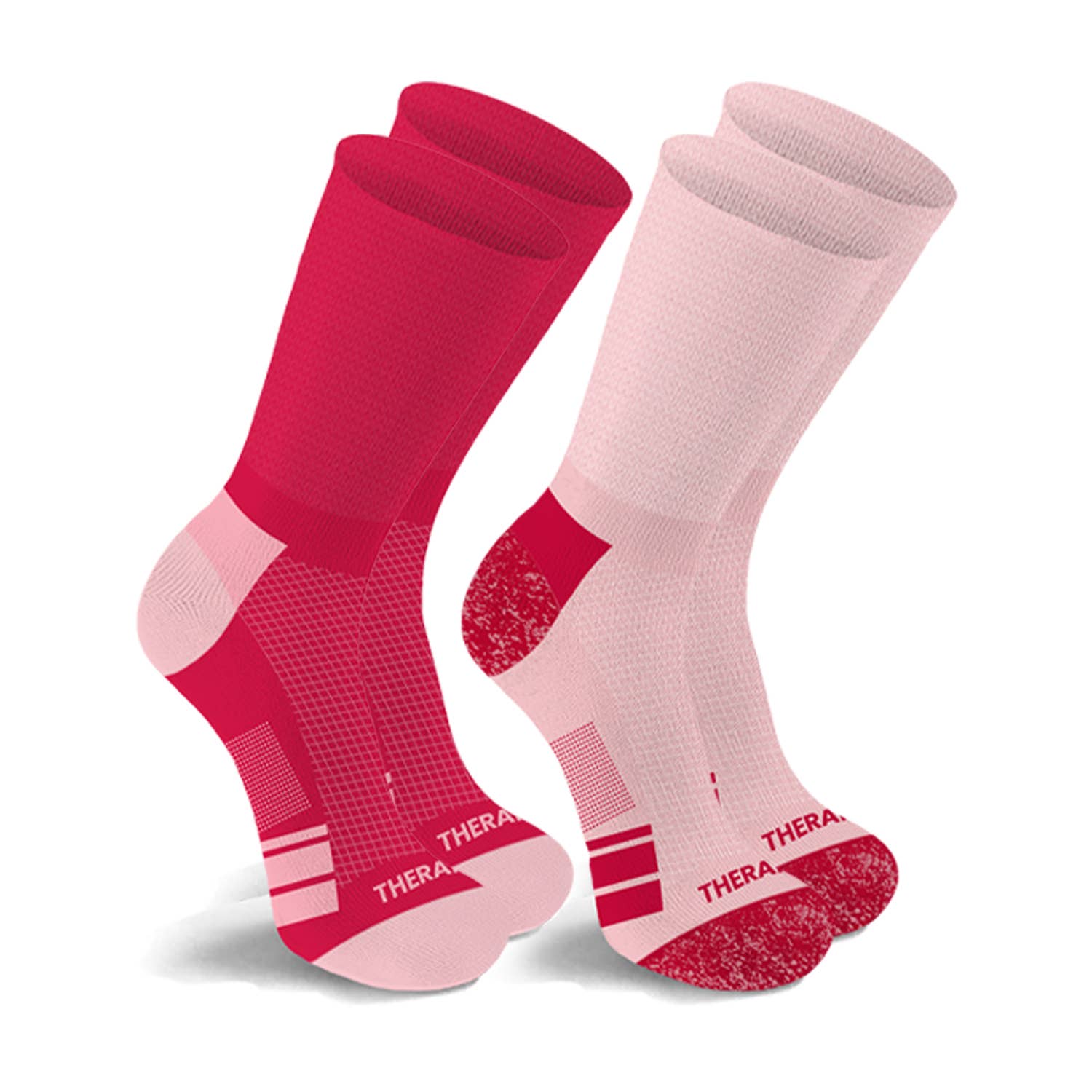 The American Gift Company (TAGCO) - Wholesale Socks - Unisex - 2-Pairs: Non-Binding Loose Fit Cotton Diabetic Crew Socks2