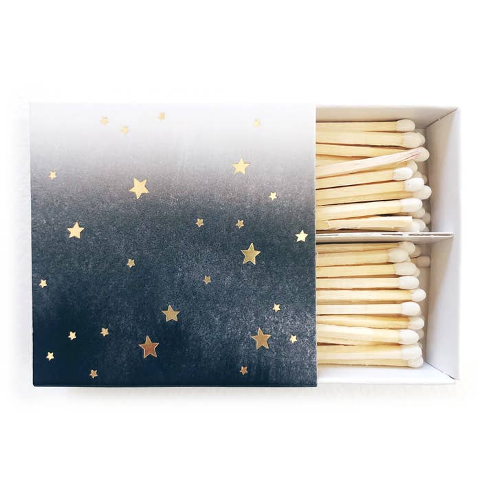 Allumettes Gold Star | Allumettes à bougies pour la vente par Abigail Jayne Design