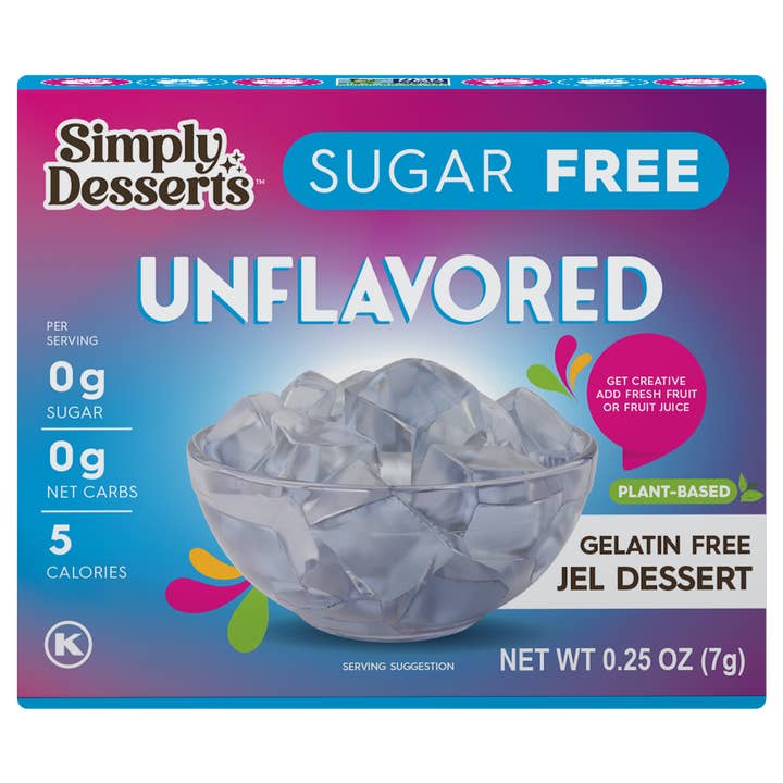 Simply Desserts - Wholesale Fruit Snacks - Unflavored Jel Dessert