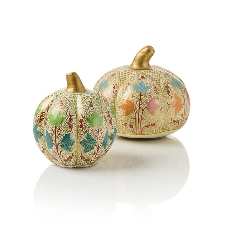 Golden Garden Kashmiri Pumpkins - Set of 2 for wholesale by SERRV International