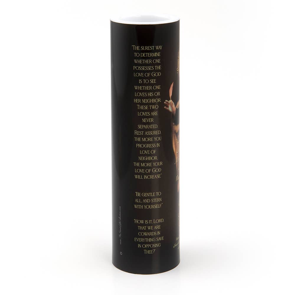 The Saints Collection - Wholesale Flameless Candle - The Saints Collection - St Teresa Avila Prayer Candle1