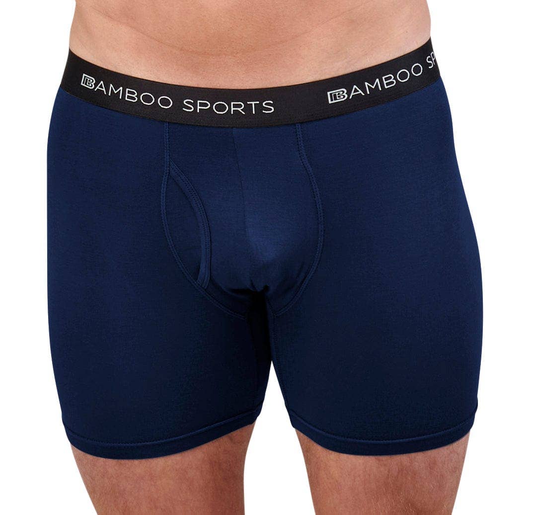 Bamboo Sports - Venta al por mayor Ropa interior - Hombre - Boxer para hombre Bamboo Sports con entrepierna de 4 pulg. (10 cm) - paquete de 49