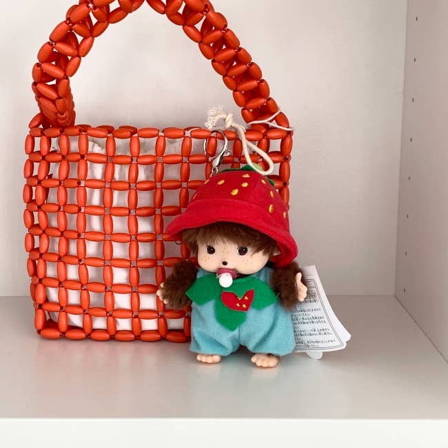 MOND HAUS - Wholesale Keychain - Women's - Jammy Strawberry Baby Monkey Doll Keychain Kawaii Bag Charm8
