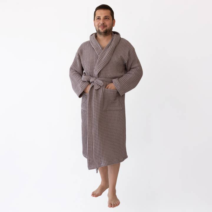Vivamaison – Engroshandel Morgenkåbe - Unisex – Premium Vaflet Bomuld Badekåbe, Unisex Spa Komfort120