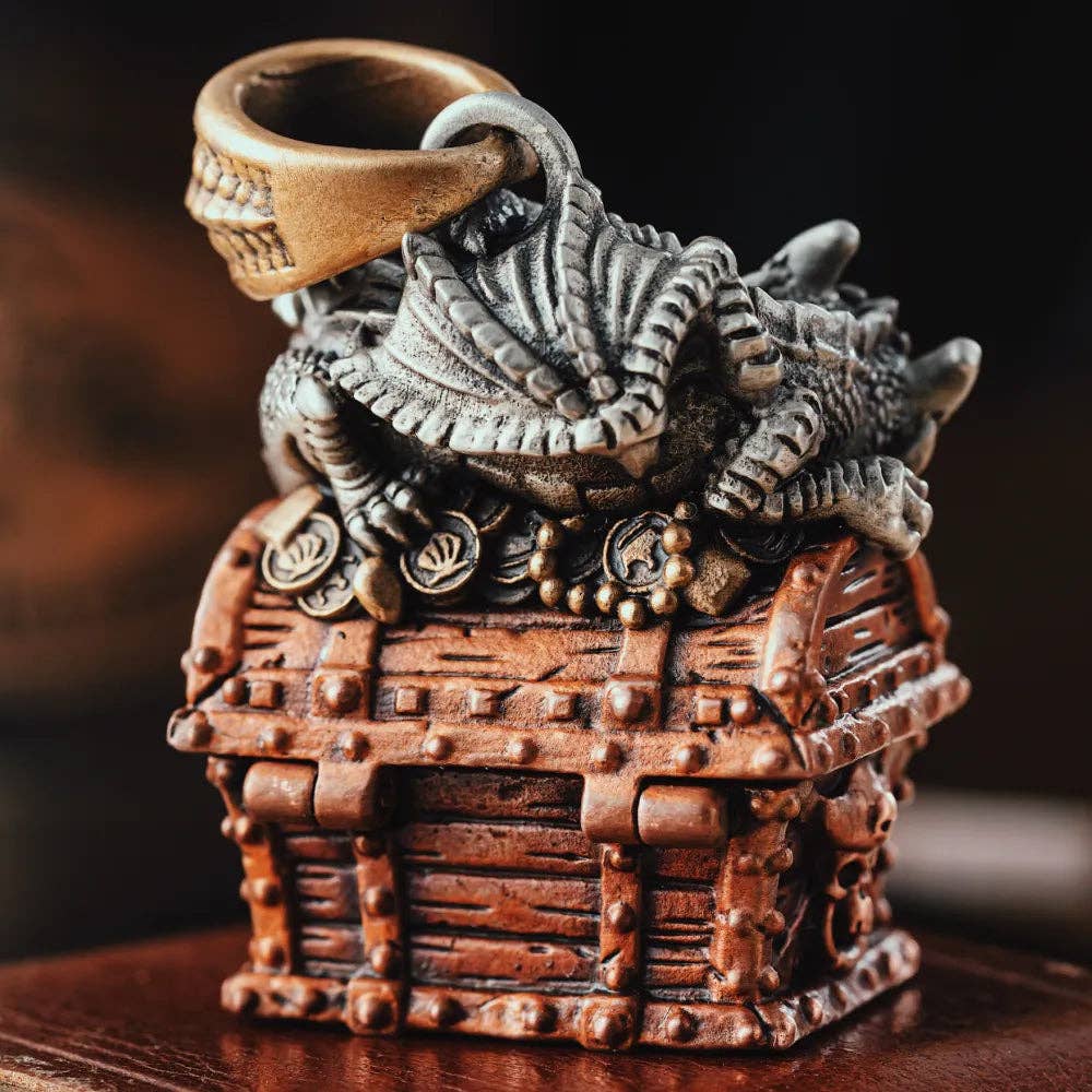 Coppertist.wu - Vendita all'ingrosso Ciondolo/pendente - Ciondolo Dragon Treasure Chest13