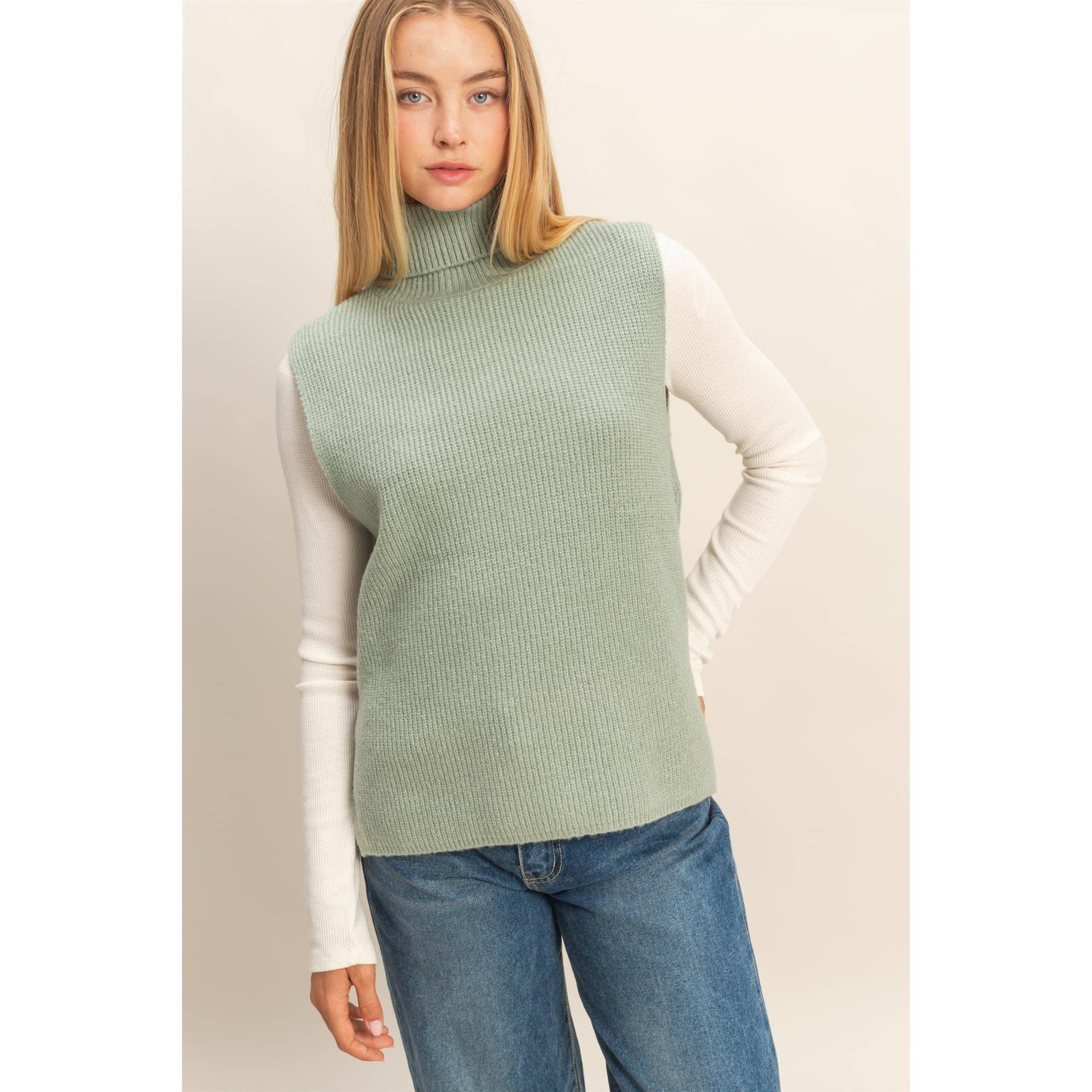 HYFVE – Großhandel Pullunder – Damen – Ärmelloser Rollkragenpullover-Weste0