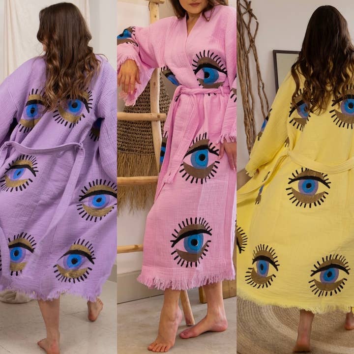 Guld Eye Kaftan Sommer! for engroshandel hos Karli Buxton