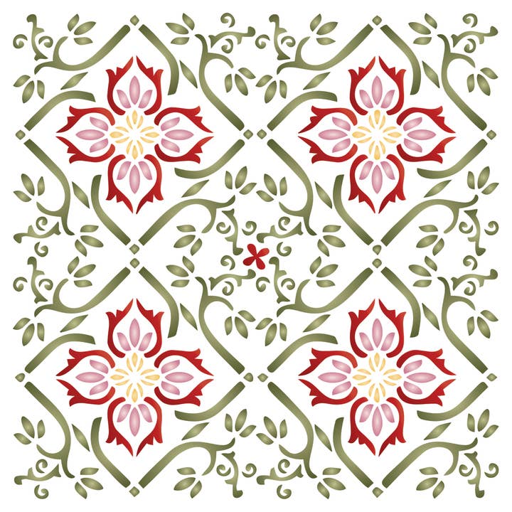 Celtic Tile Stencil | Reuseable | Mylar | 3 sizes for wholesale by Craft Kreatively