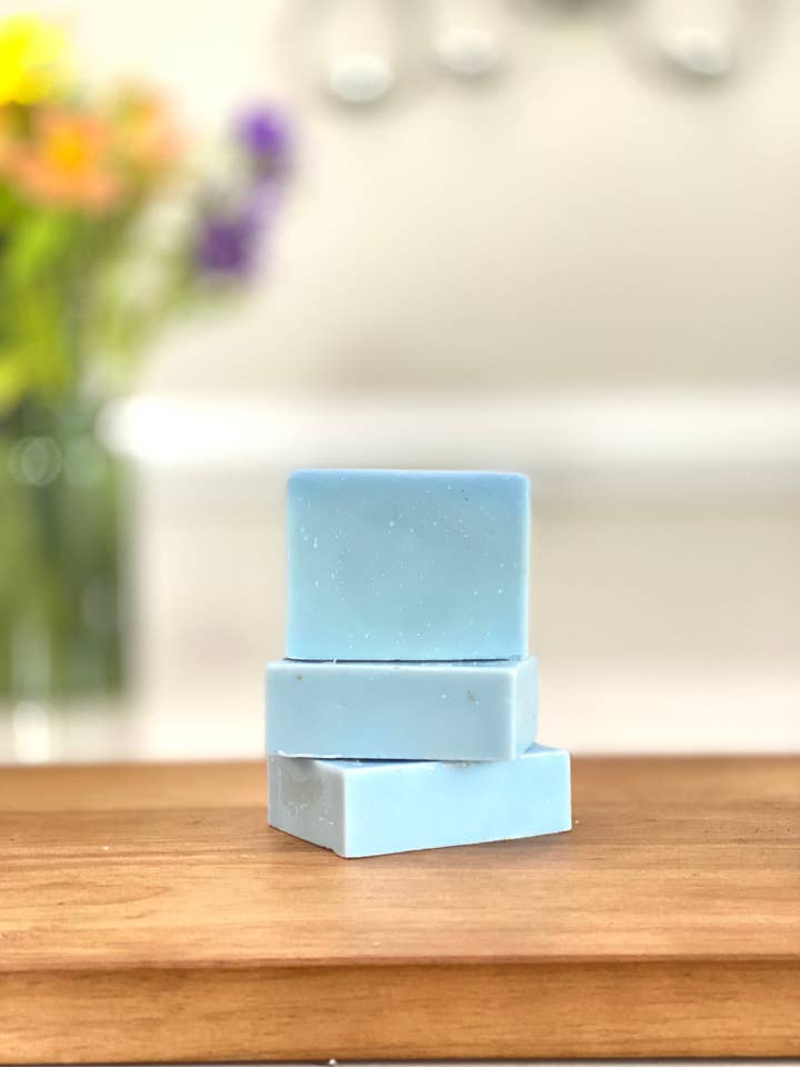 5 oz Charleston Haint Blue Handcrafted Soap for wholesale by Pluff Mud Mercantile