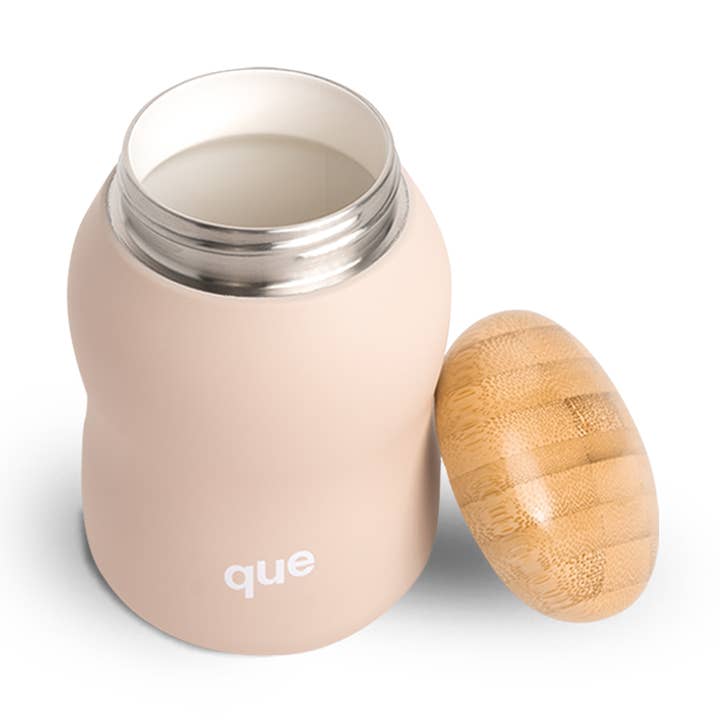 Que Factory – Garrafa de água por atacado – Garrafa de Água Isolada 12oz - Rosa Pálido0