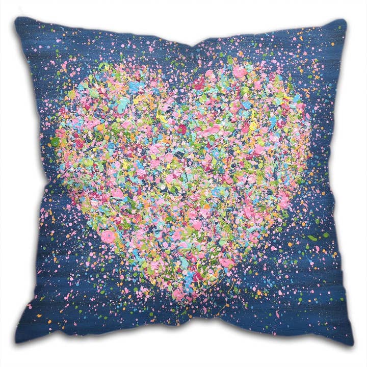 A Heart Full Of Love Cushion for wholesale by Jo Gough