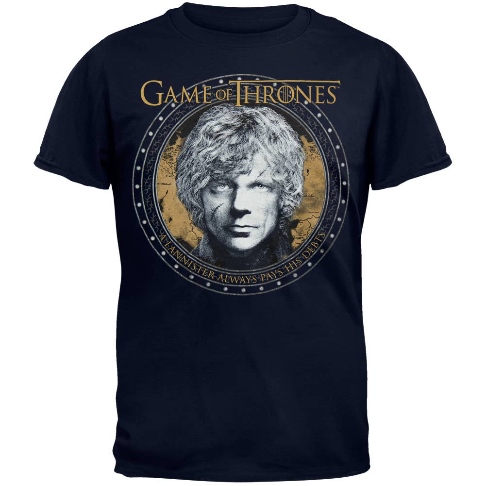 Official Store - Wholesale Screen Printed T-Shirt - Men's - Game of Thrones - Tyrion Circle Men's T Shirt0