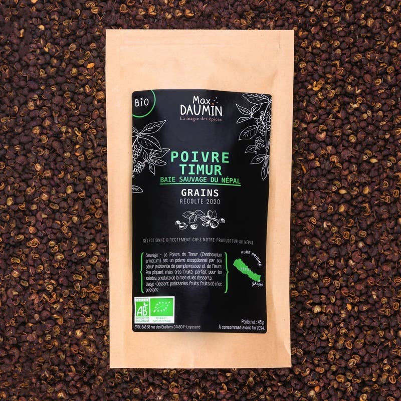 Epices Max Daumin - Wholesale Dried Spice - Timur organic wild pepper0