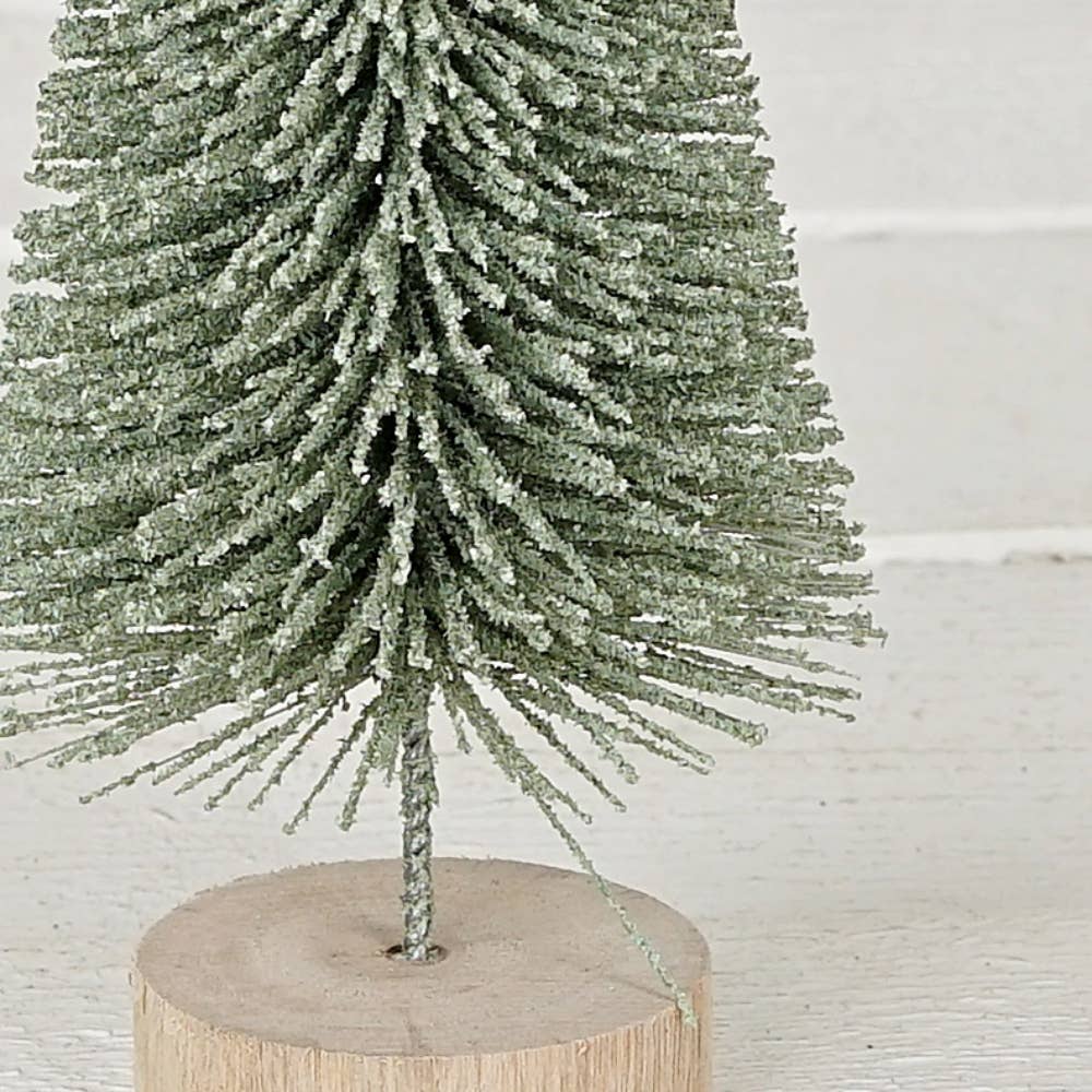 Holiday Depot Inc. - Wholesale Christmas Decoration - M32701-10inH Macaron theme bottle brush tree-Sage2