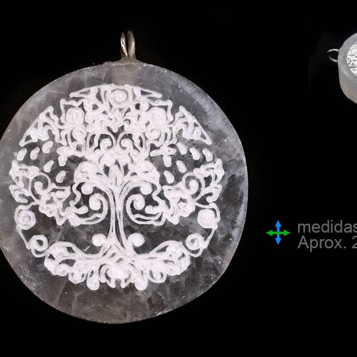 Pendant Selenite Arv. Life Approx. 2, 5cm (5uid.) for wholesale by Esoterica Arte