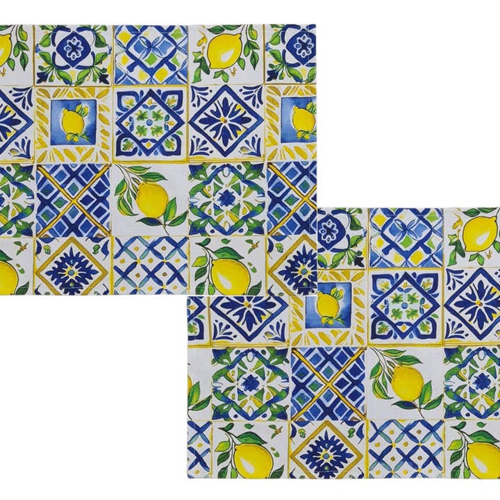 Lunaria Lab - Wholesale Placemat - Vietri breakfast placemat in cotton1