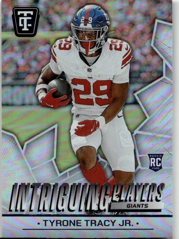 2024 Panini Totalmente Certificado #16 Tyrone Tracy Jr. Jugadores Intrigantes Espejo para venta al por mayor de Chronic Cards