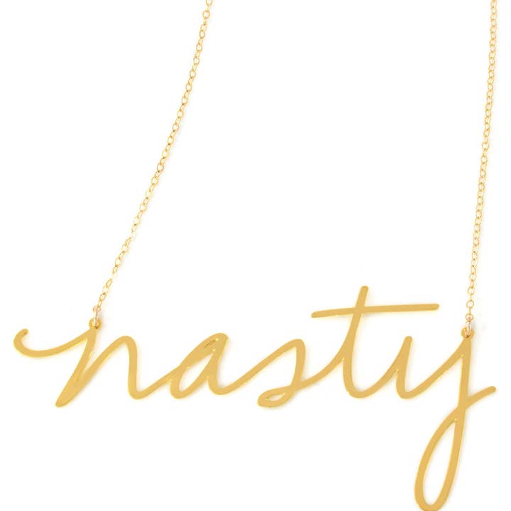 Nasty Empowerment Necklace for wholesale by Brevity.