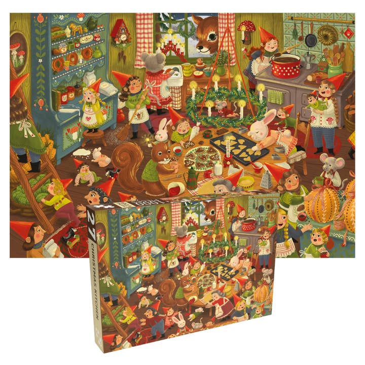 Penny Puzzle - Wholesale Puzzle - Adult - CHRISTMAS KITCHEN 1000 piece jigsaw puzzle1