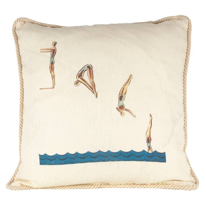 Nautical/ One and a Half Dive Pillow for wholesale by Ox Bow Decor