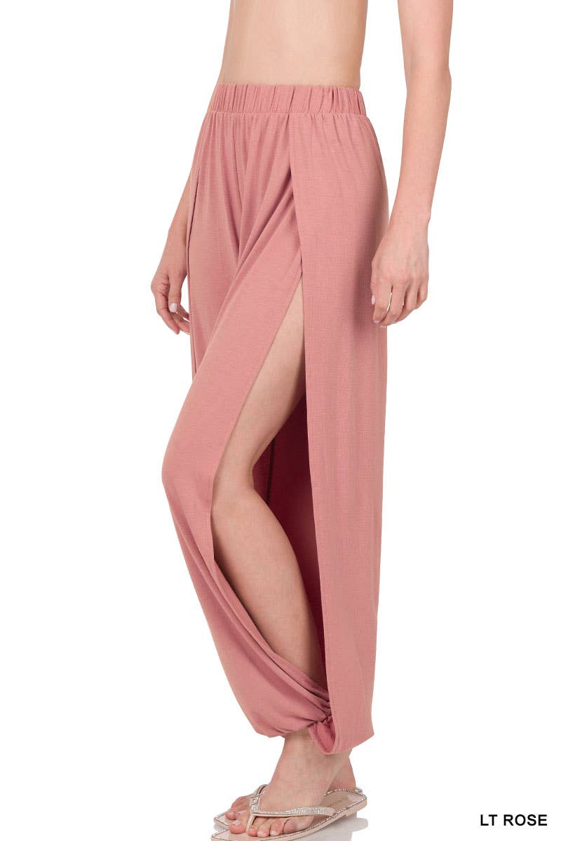 42POPS - Wholesale Pants - Women's - `.Split side pants reg/plus17