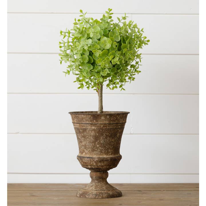 Audrey's Home & Gift - Wholesale Plant Pot - Mini Iron Urn, Rust (PC)