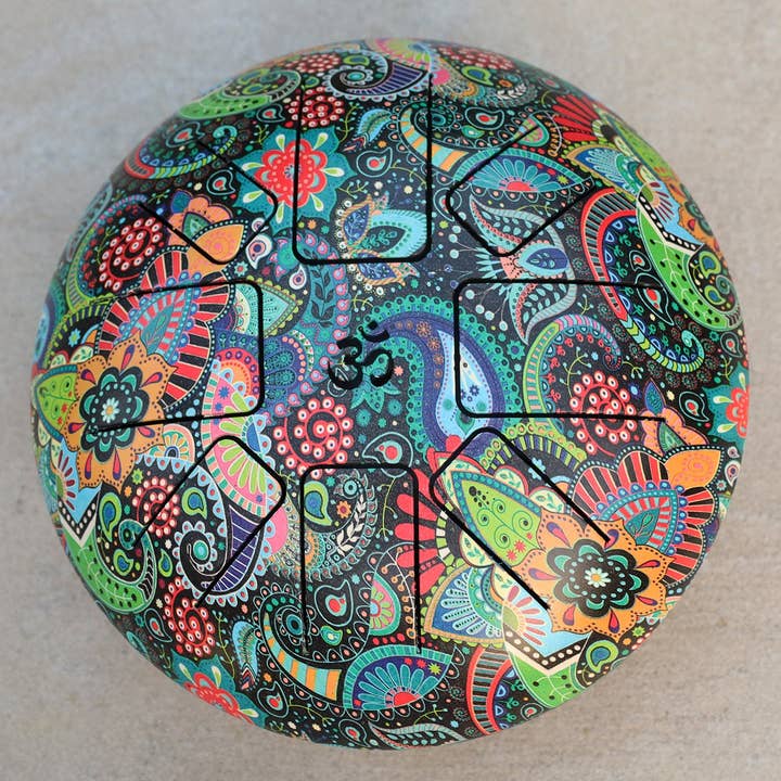 Lungta Imports - Wholesale Music Accessory - Steel Tongue Drum 8 Notes 10 Inches Tank Drum, Handpan Drum, Chakra Drum, Percussion with Mallets and Travel Bag9