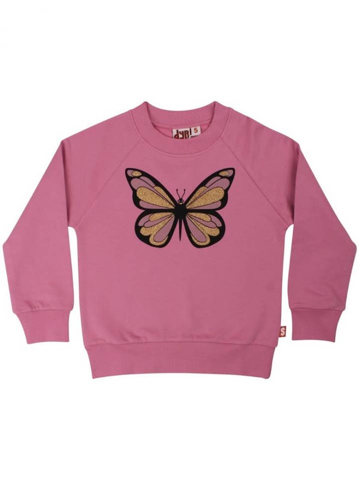 Sweat à soufflet animal NOOS Old Rose Butterfly pour la vente par DYR-cph