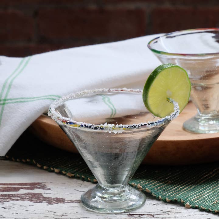 Sobremesa - Wholesale Cocktail/Liquor Glass - Multi Rim Margarita Glass