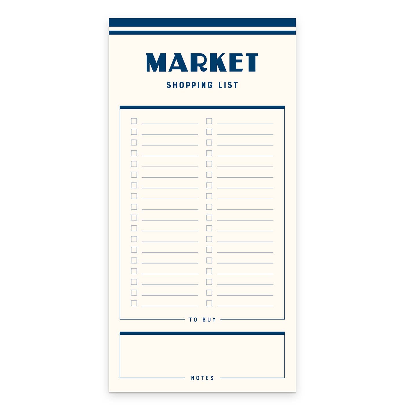 Ruff House Print Shop - Wholesale Notepad - Market Shopping List Market List Notepad0
