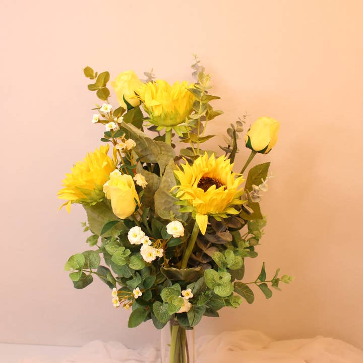 Realistic Artificial Flowers - Wholesale Artificial flowers - Real Touch Sunflower Bouquet '88'2