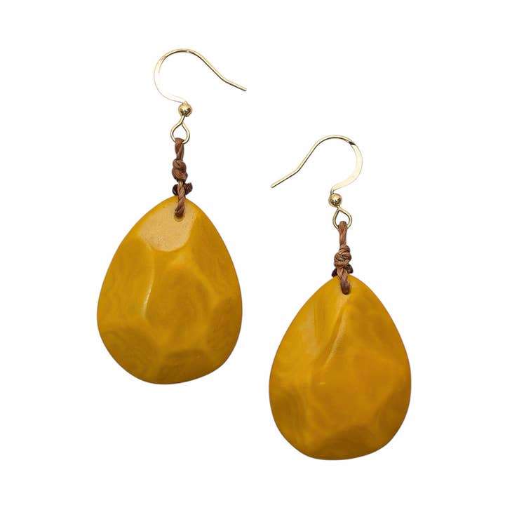Organic Tagua Jewelry - Wholesale Dangle Earrings - Didi Earrings0