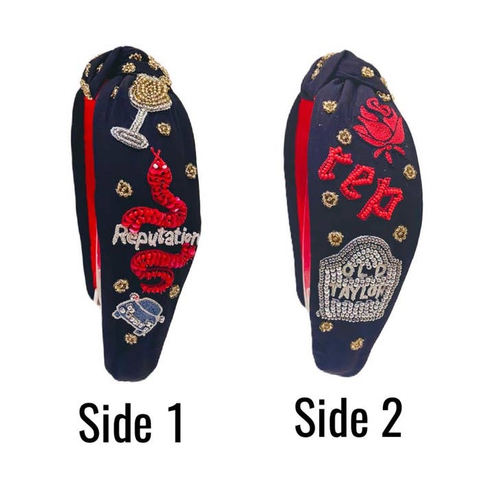 Adelia, LLC - Wholesale Fashion Headband - Women's - Taylor Swift Beaded and Sequined Headband