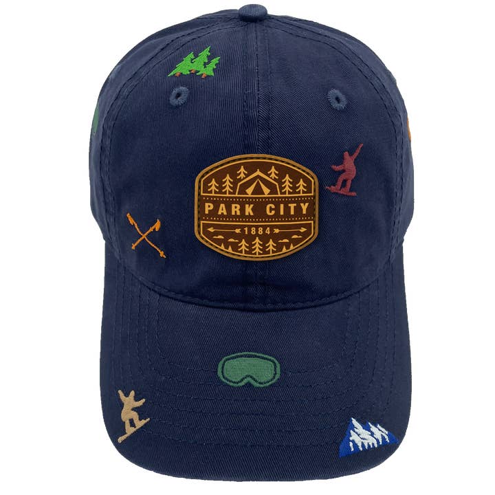 Northern Icons Creations INC - Wholesale Baseball Cap - Unisex - Park City Embroidery Baseball Cap – Outdoor Mountain Adventure Hat for Hiking and Ski Trips3