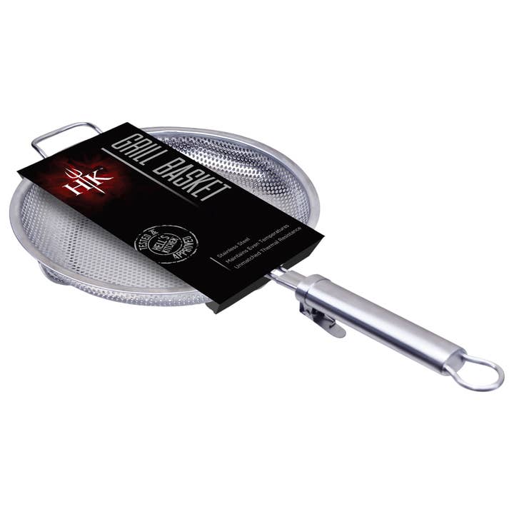 Hell's Kitchen - Wholesale Grill Pan/Griddle - Hell's Kitchen Stainless Steel Grill Basket1
