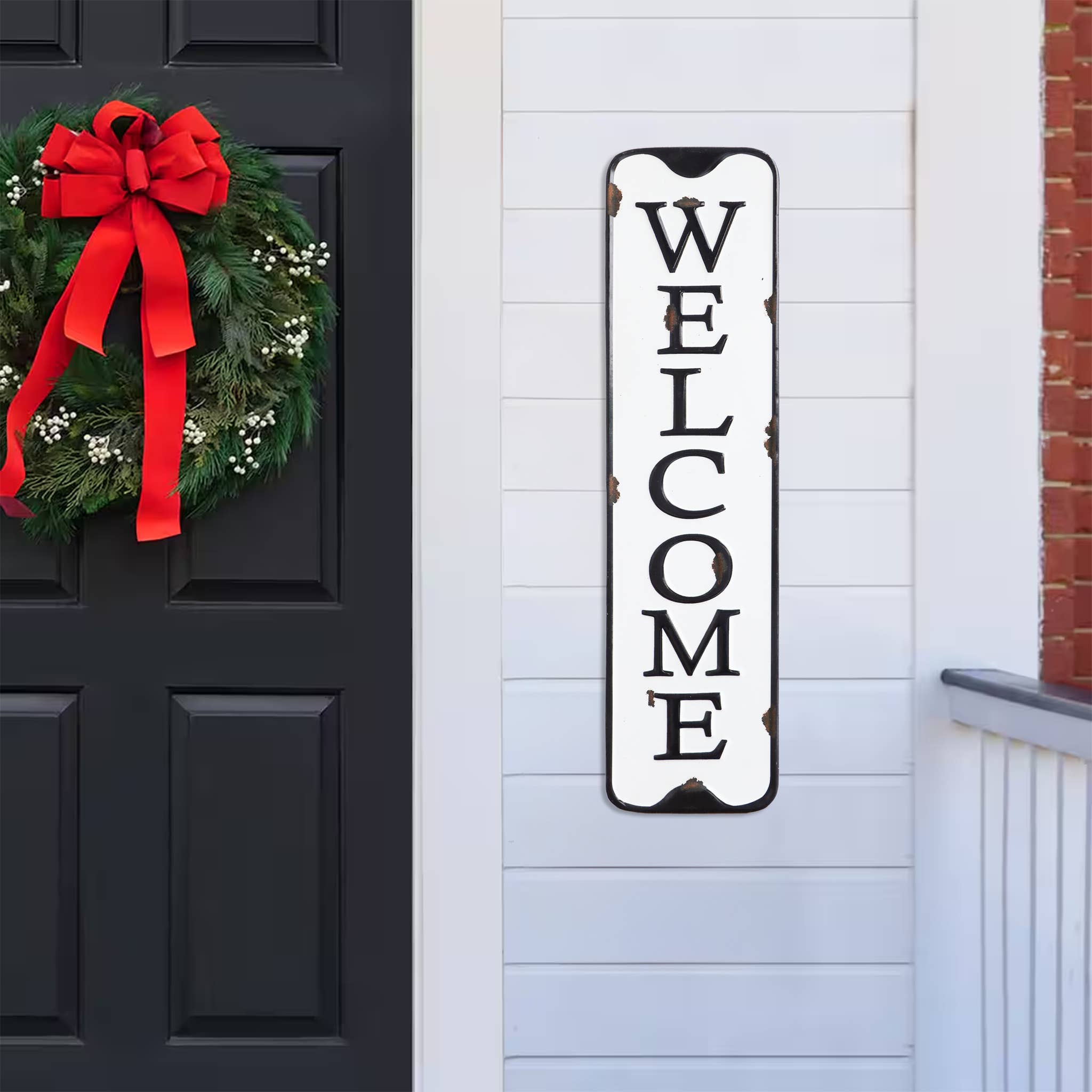 Paris Loft Inc - Wholesale Sign - Welcome Carved Metal Wall Sign Home Decor2