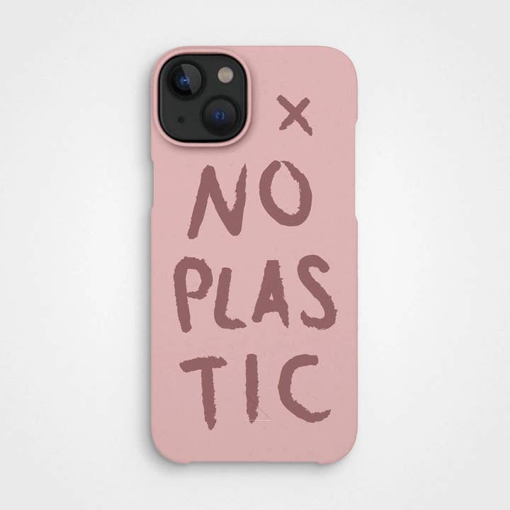 Plant-based phone case, no plastic | Dusty pink for wholesale by agood company