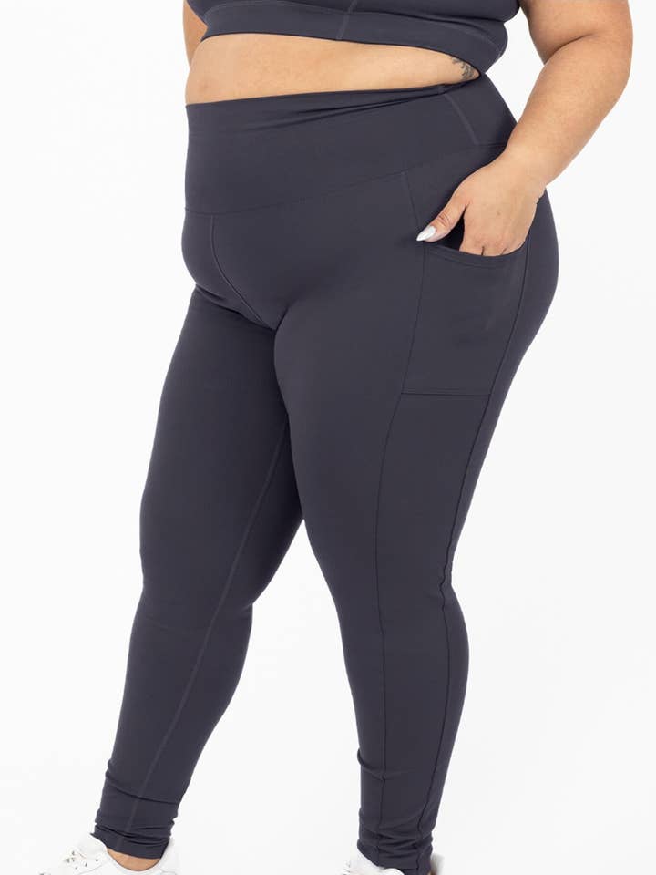 Pocket Ankle Leggings - Carbon for wholesale by Superfit Hero