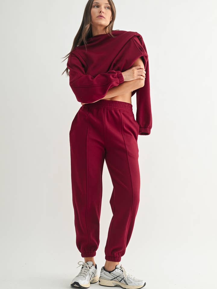 Mono B - Wholesale Athletic Sweatpants/Joggers - Women's - Brushed Fleece Sweatpants7