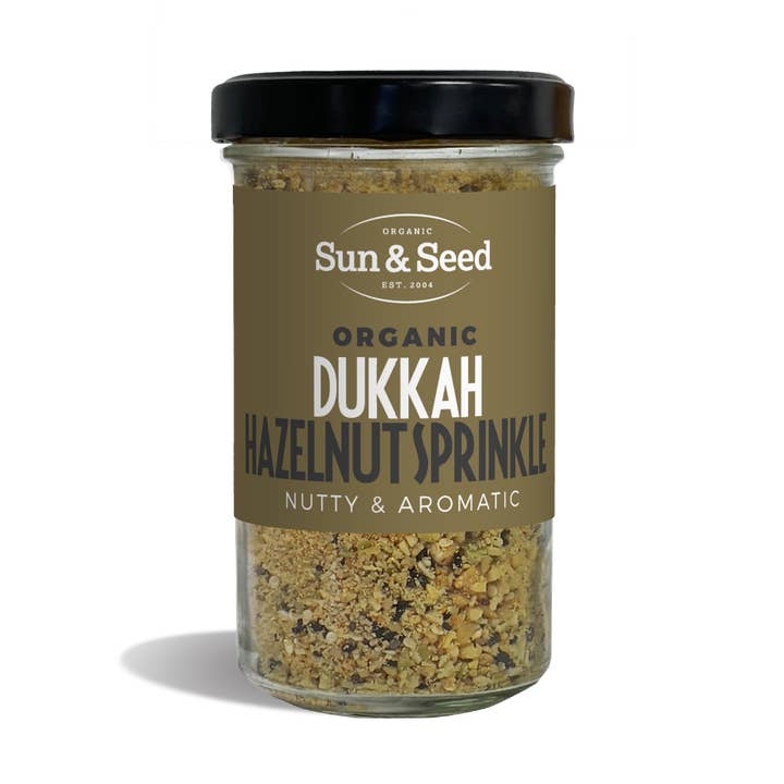 Bio Dukkah - Haselnussstreusel 120g für den Großhandel von Sun & Seed