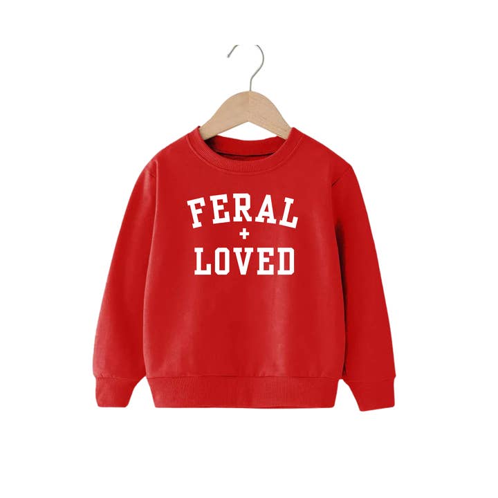 Feral + Loved Pullover for wholesale by SBG Co.