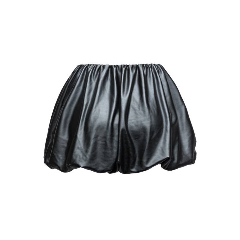 Black Pearl Clothing - Wholesale Skirt - Women's - LUSTROUS CURVE BUBBLE MINI SKIRT1