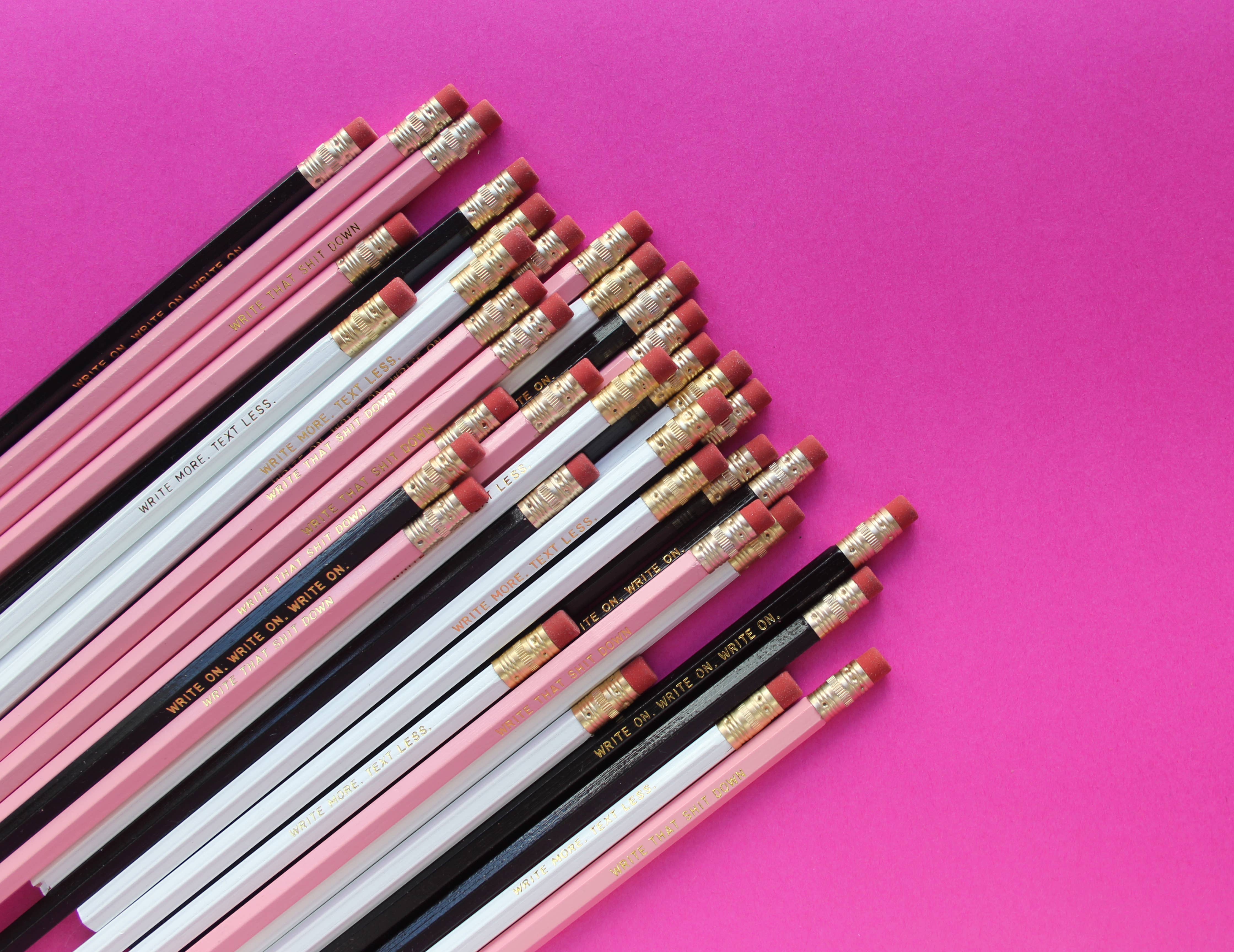 Dahlia Press - Wholesale Pencil - Writing Pencils - Set Of 6 Pencils3