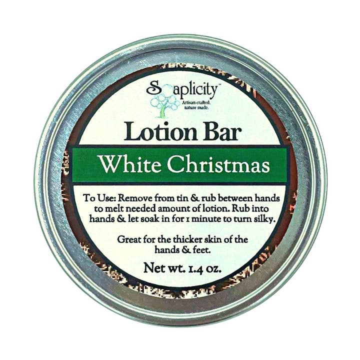 Hvid julelotionbar for engroshandel hos Soaplicity