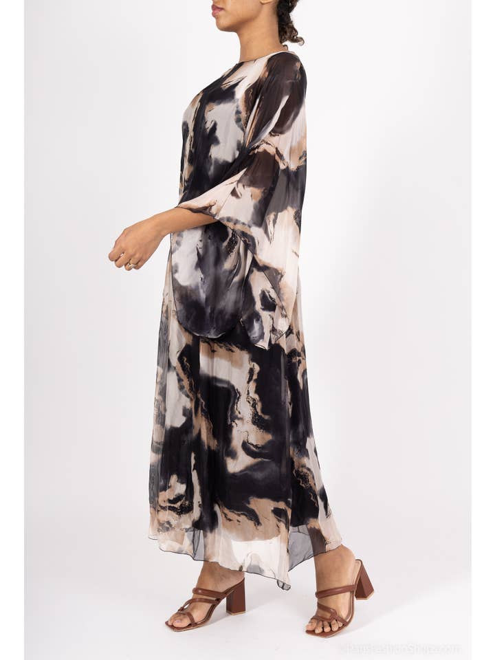 Shyloh – Großhandel Kleid – Damen – 2-in-1 Seidenkleid mit Druck 3046812