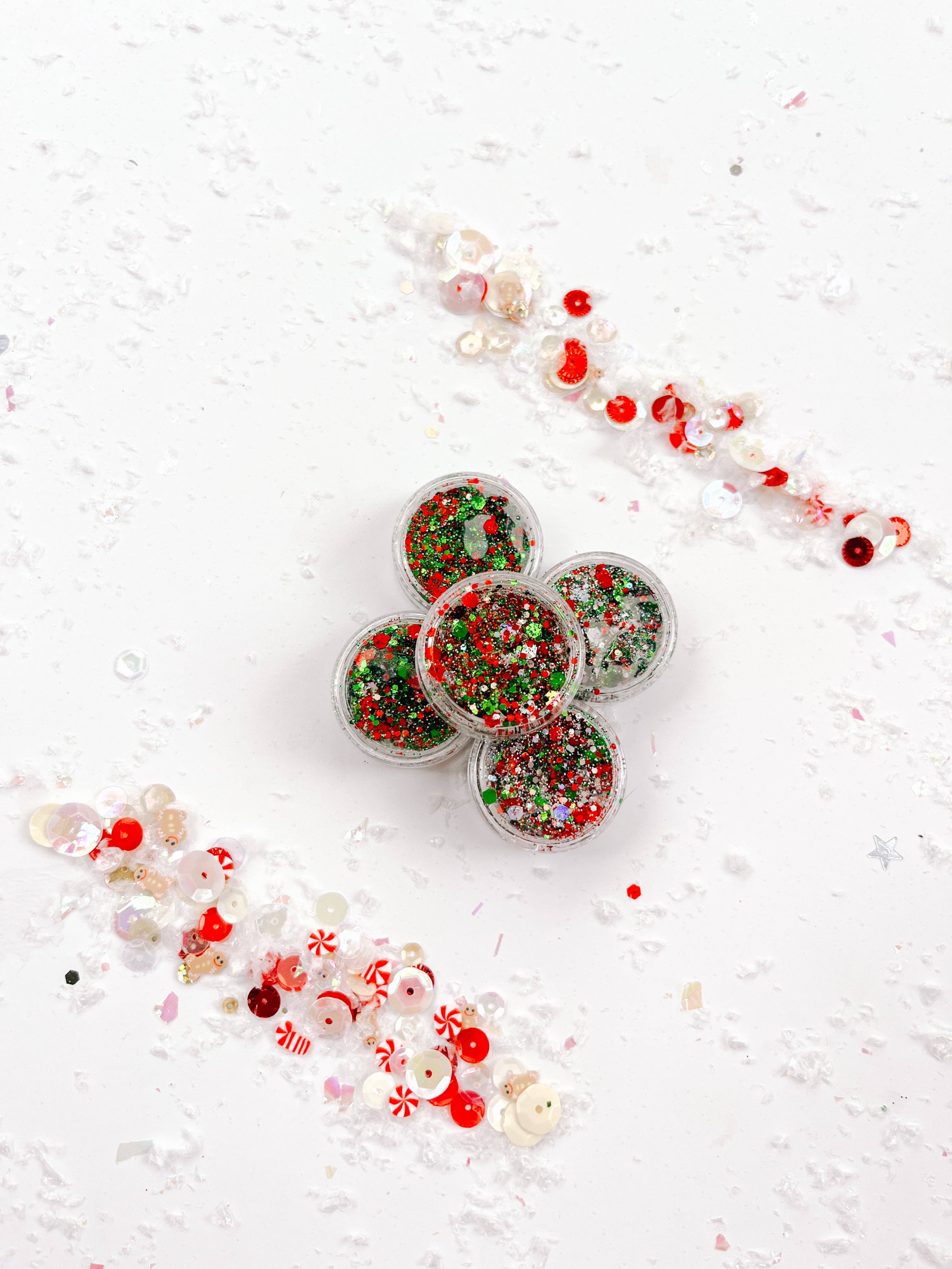 Evie Pearl Handmade LLC - Wholesale Hair Glitter - Holiday Hair Glitter Gel2